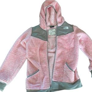 North Face Kids large fleece zip up hoodie